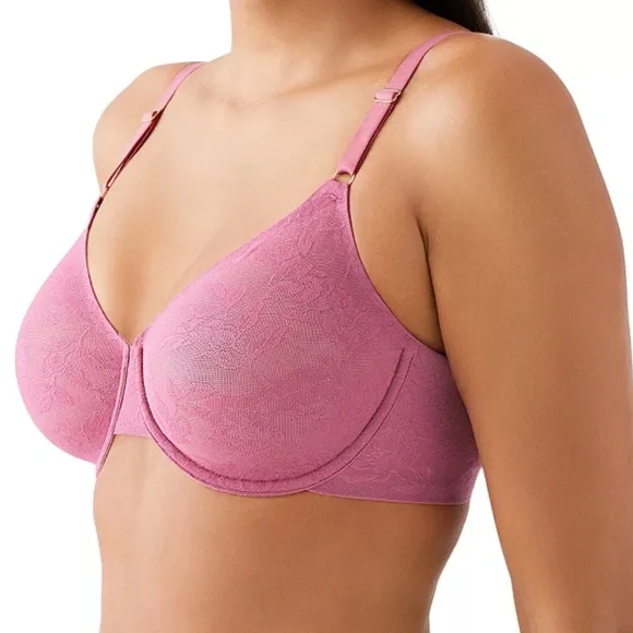 Wacoal High Profile Floral Lace Underwire Bra - Picture 2 of 5